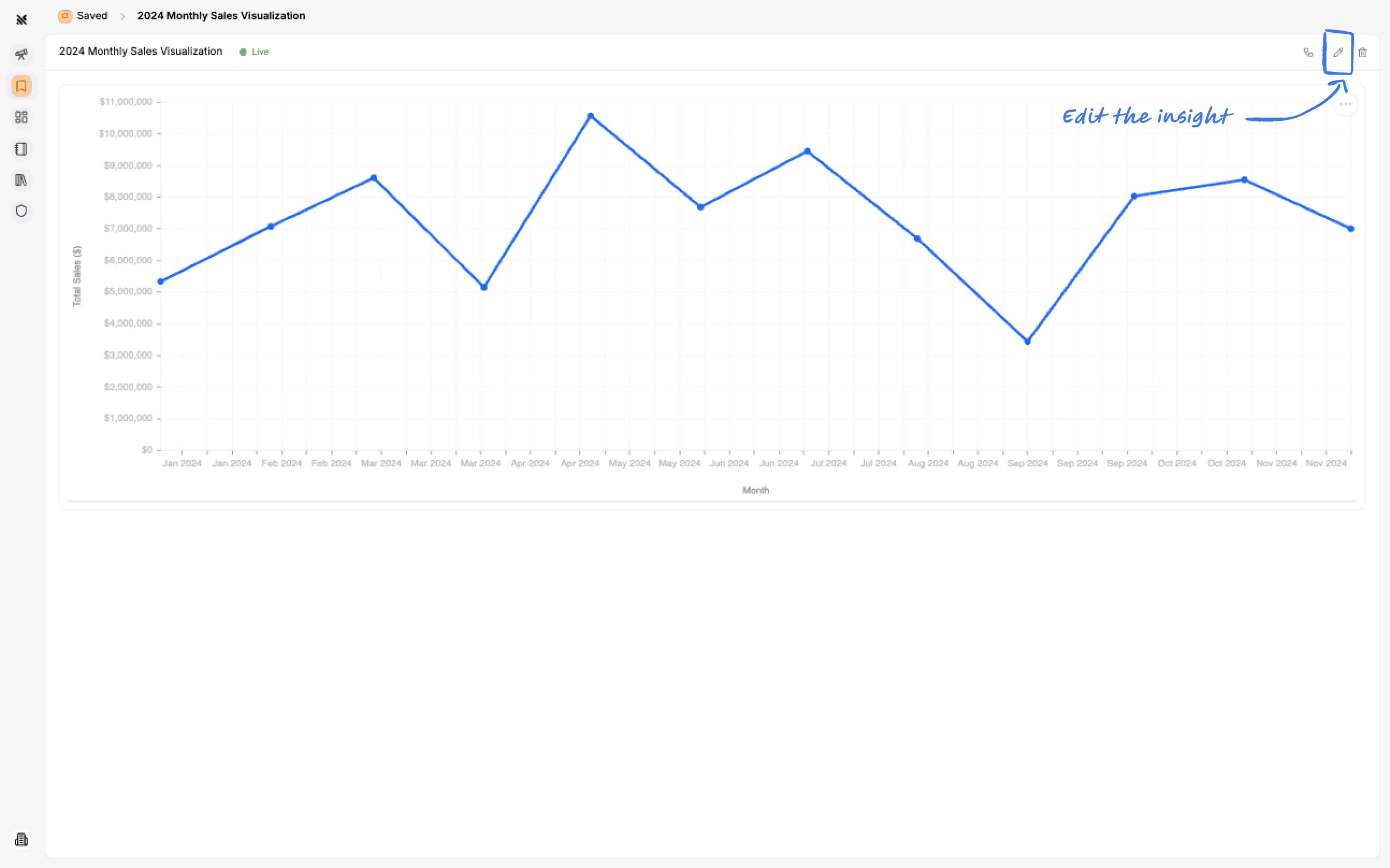 Querio Explore Interface
