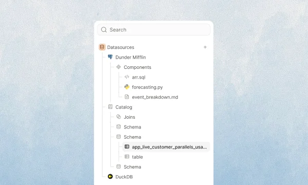 Teach Querio about your data